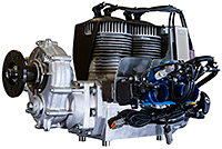 Hirth 3202 2-cycle 55 horsepower aircraft engine
