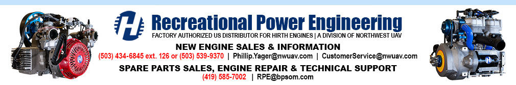 Recreational Power Engineering of Tiffin Ohio - Factory Authorized U.S. Distributor of Hirth Aircraft Engines